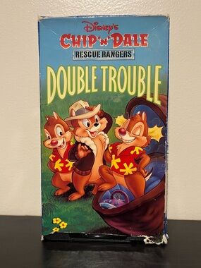 Chip and Dale Rescue Rangers “Double Trouble” VHS Disney (Play Tested, Working)